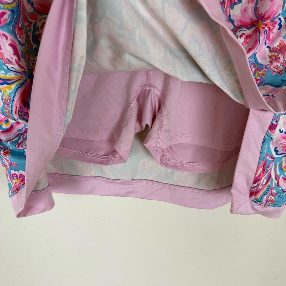 Stella Parker Sport Skort Pink Floral Athletic Golf Tennis - Picture 4 of 6
